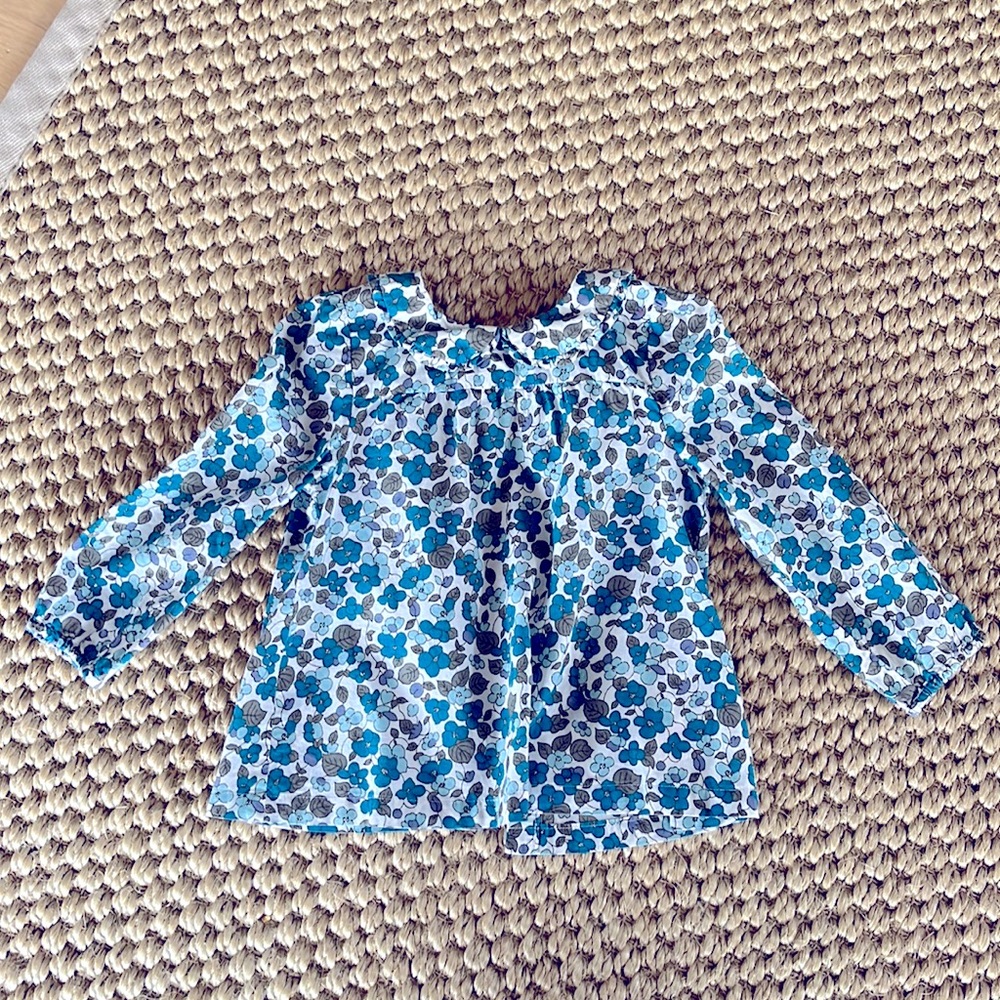 Mini Boden Floral Blouse